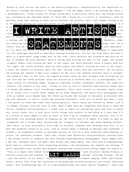 Title details for I Write Artist Statements by Liz Sales - Available
